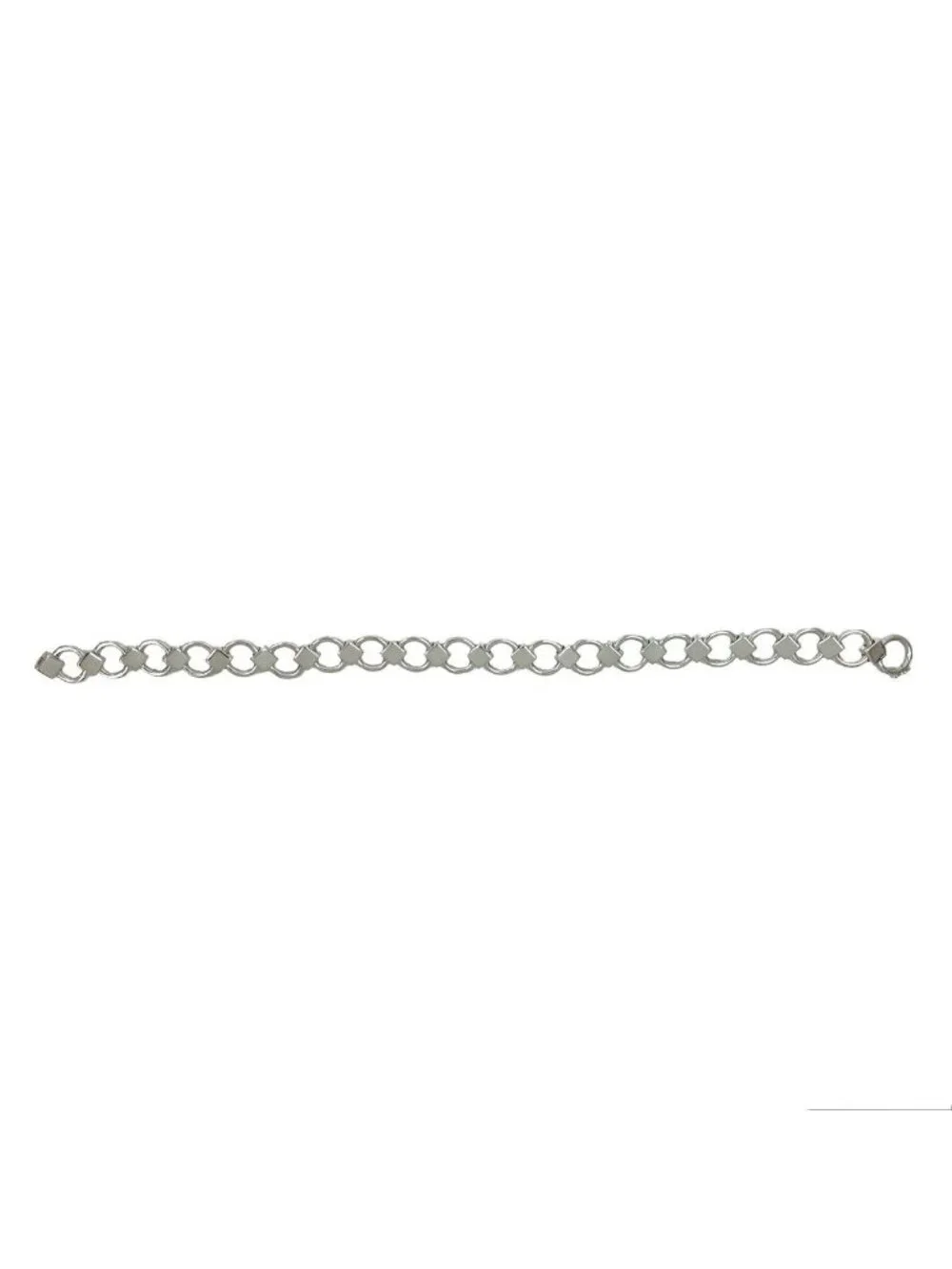 Hermes Lancelot 925 Sterling Silver Chain Necklace Choker